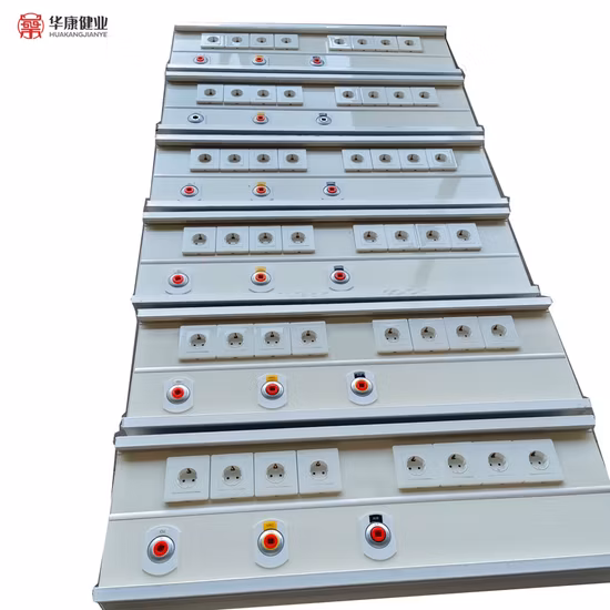 Ward Nursing Equipments Medical Gas Outlet for Bed Head Units